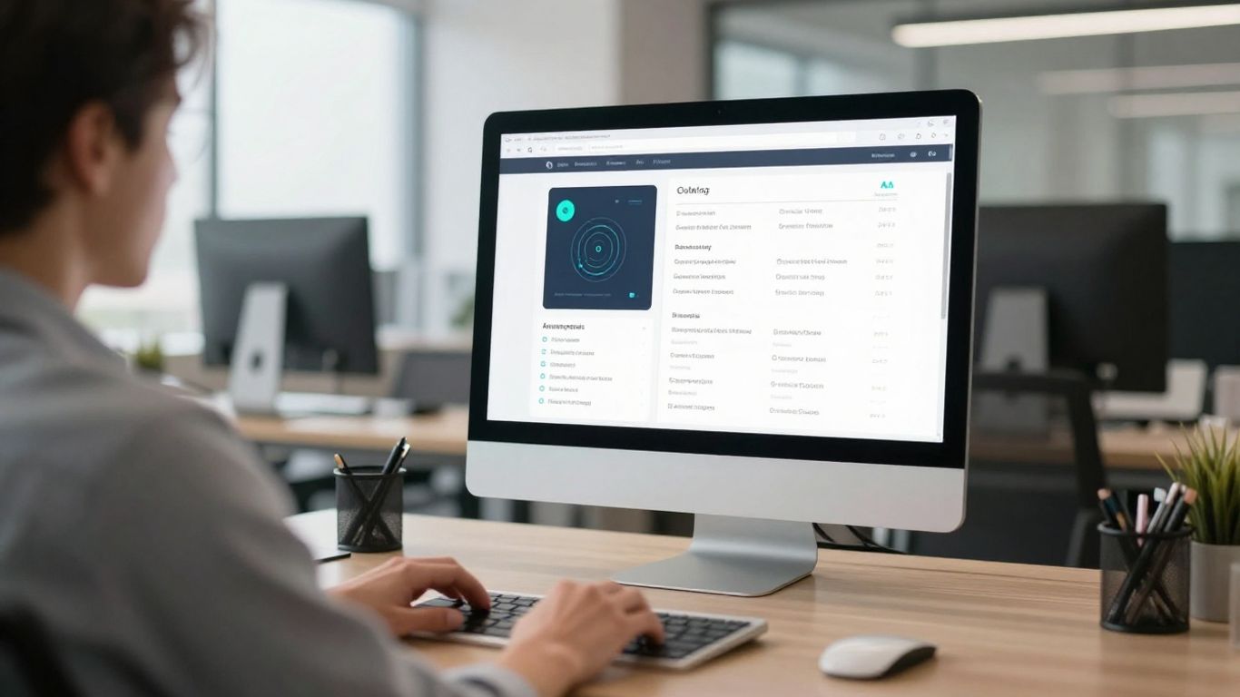 Intercom AI automation tool interface on a computer screen.