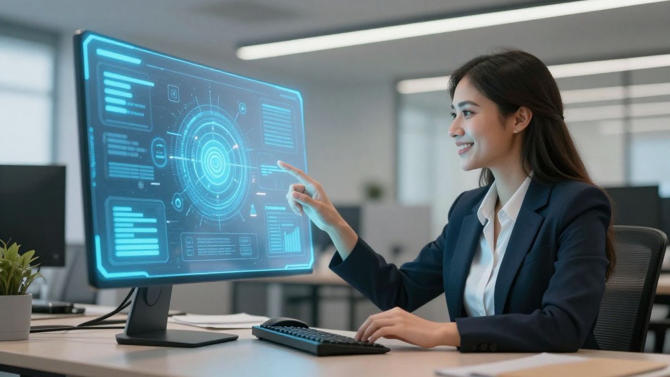 AI phone system interface for small business growth.