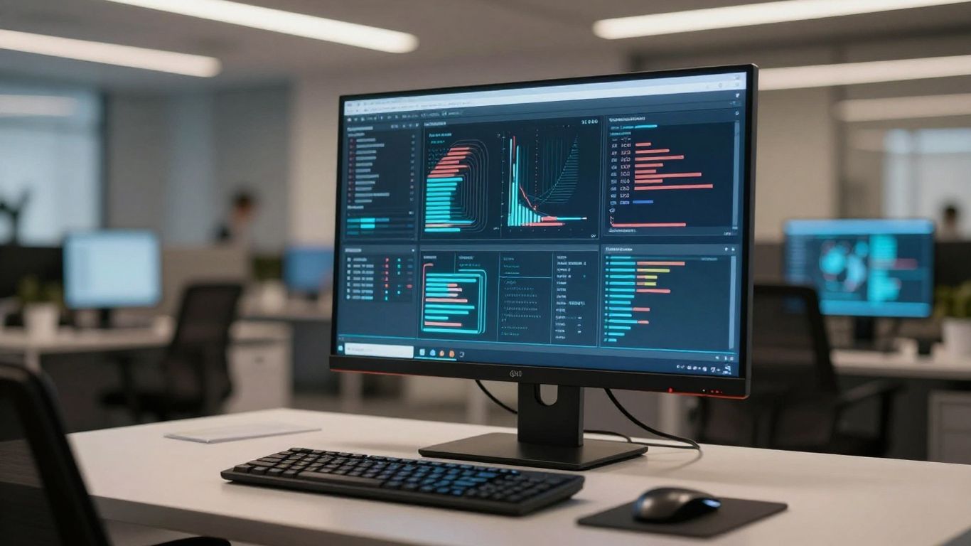 Insighto AI logo on a computer screen.