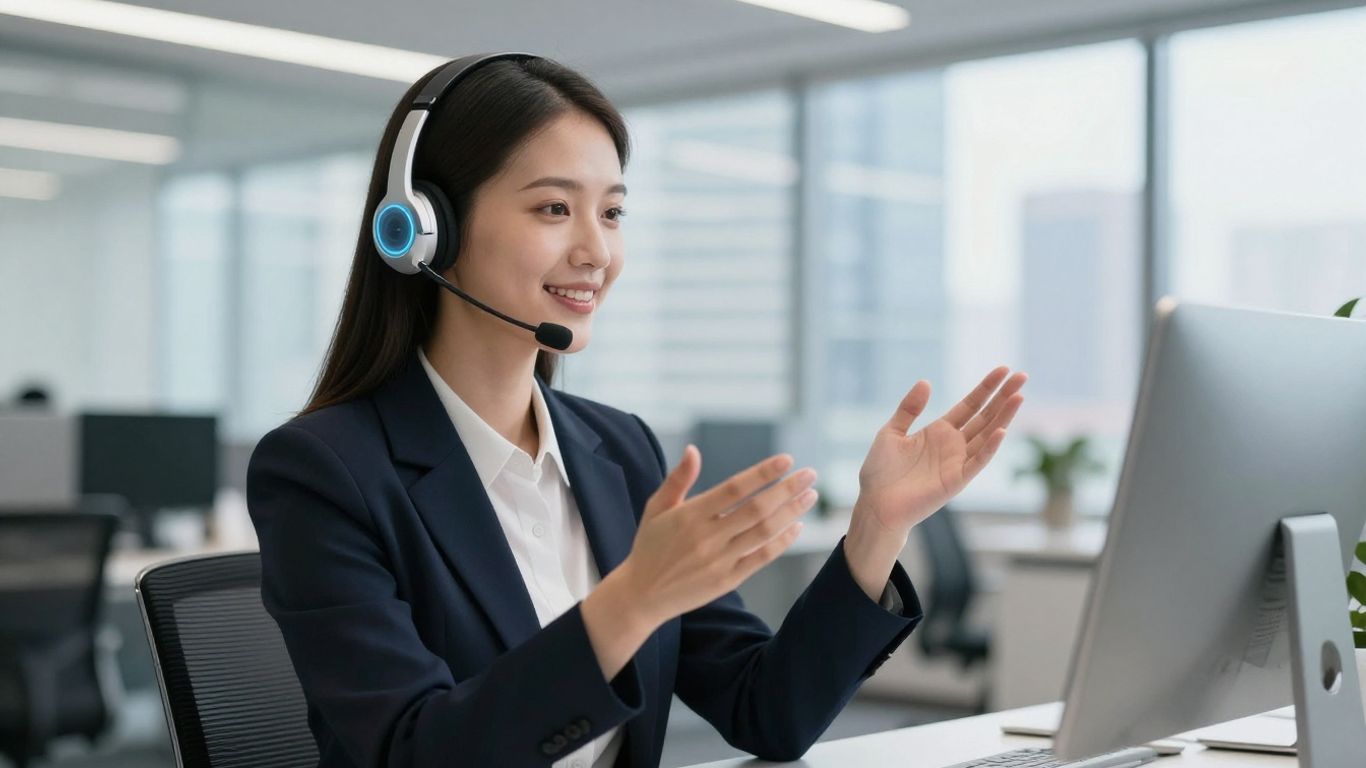 Virtual receptionist assisting business growth