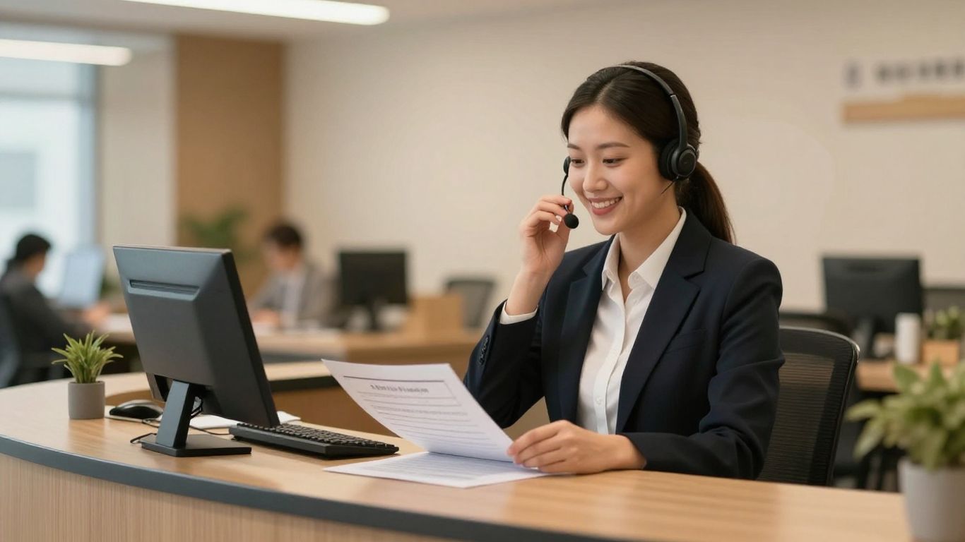 Lawyer using answering service for client intake.