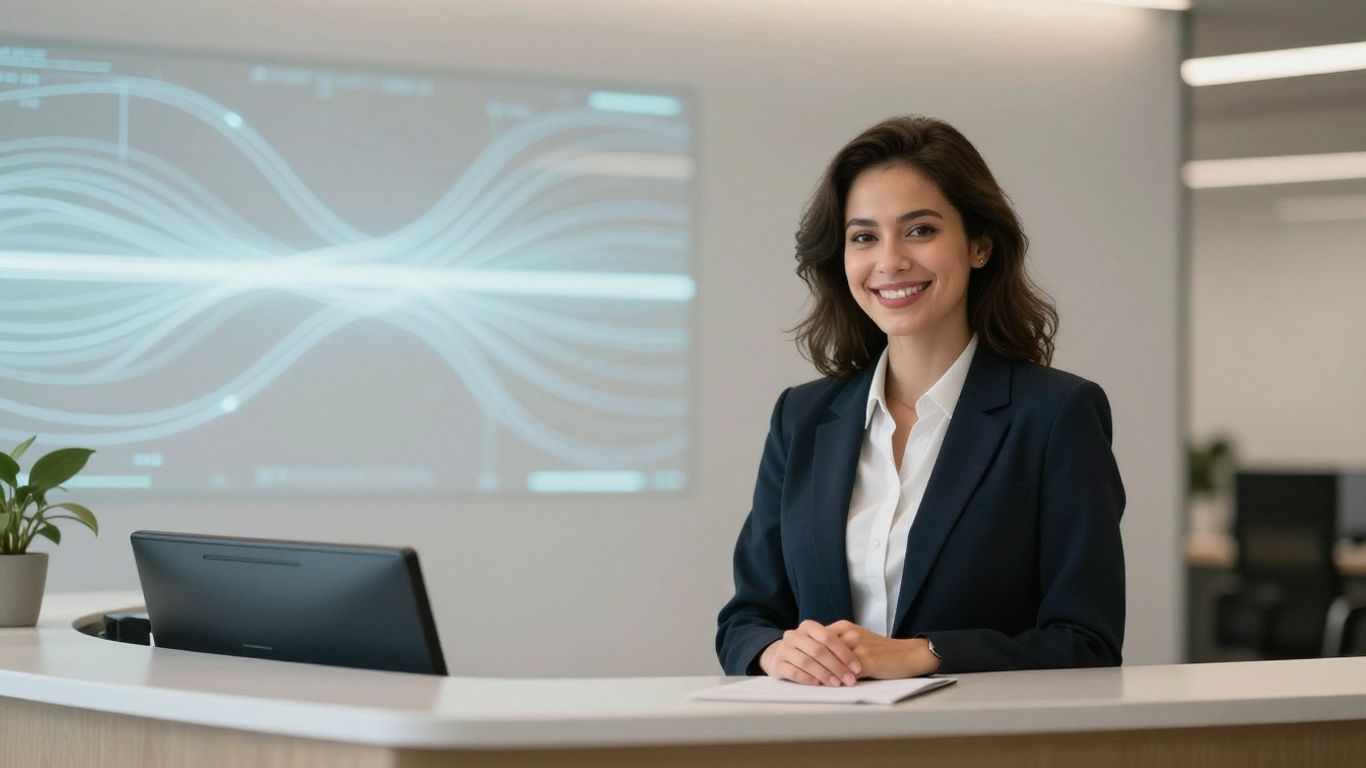 Receptionist at AI Frontdesk virtual answering service.