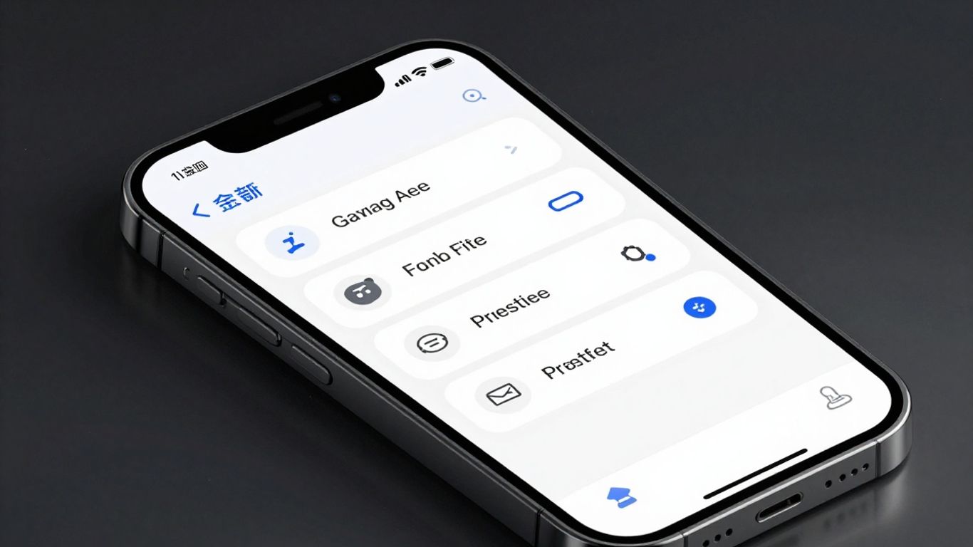 Smartphone screen with organized call assist features.