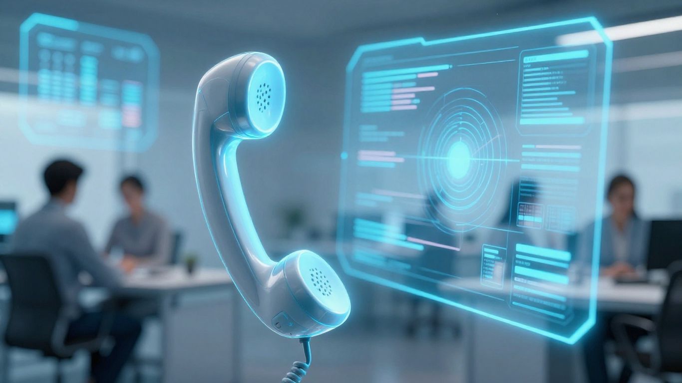 AI telephone technology revolutionizing business communications.