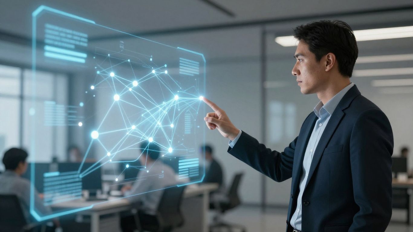 AI call assistant interface with communication flows.