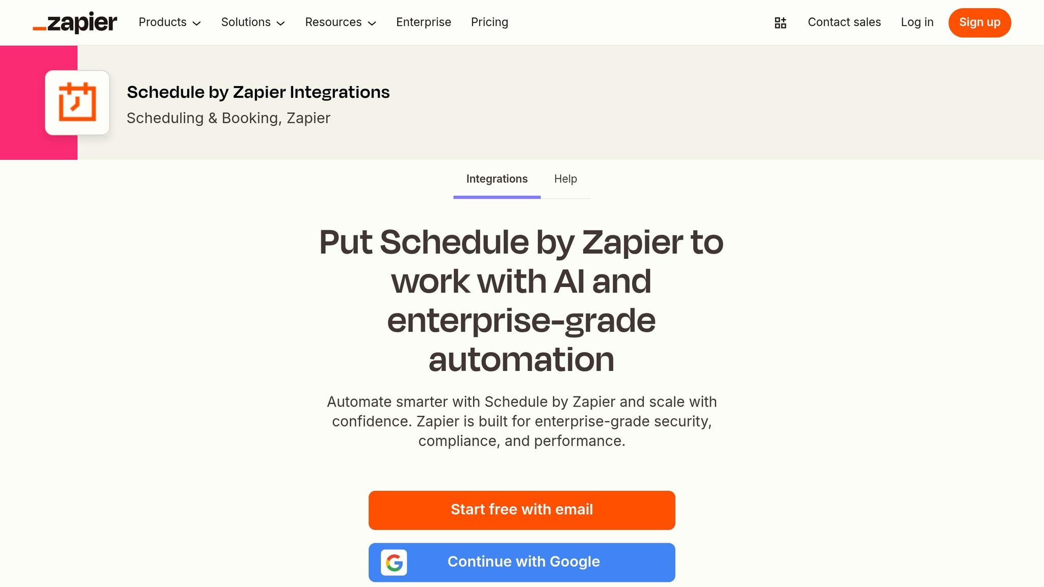 Schedule by Zapier