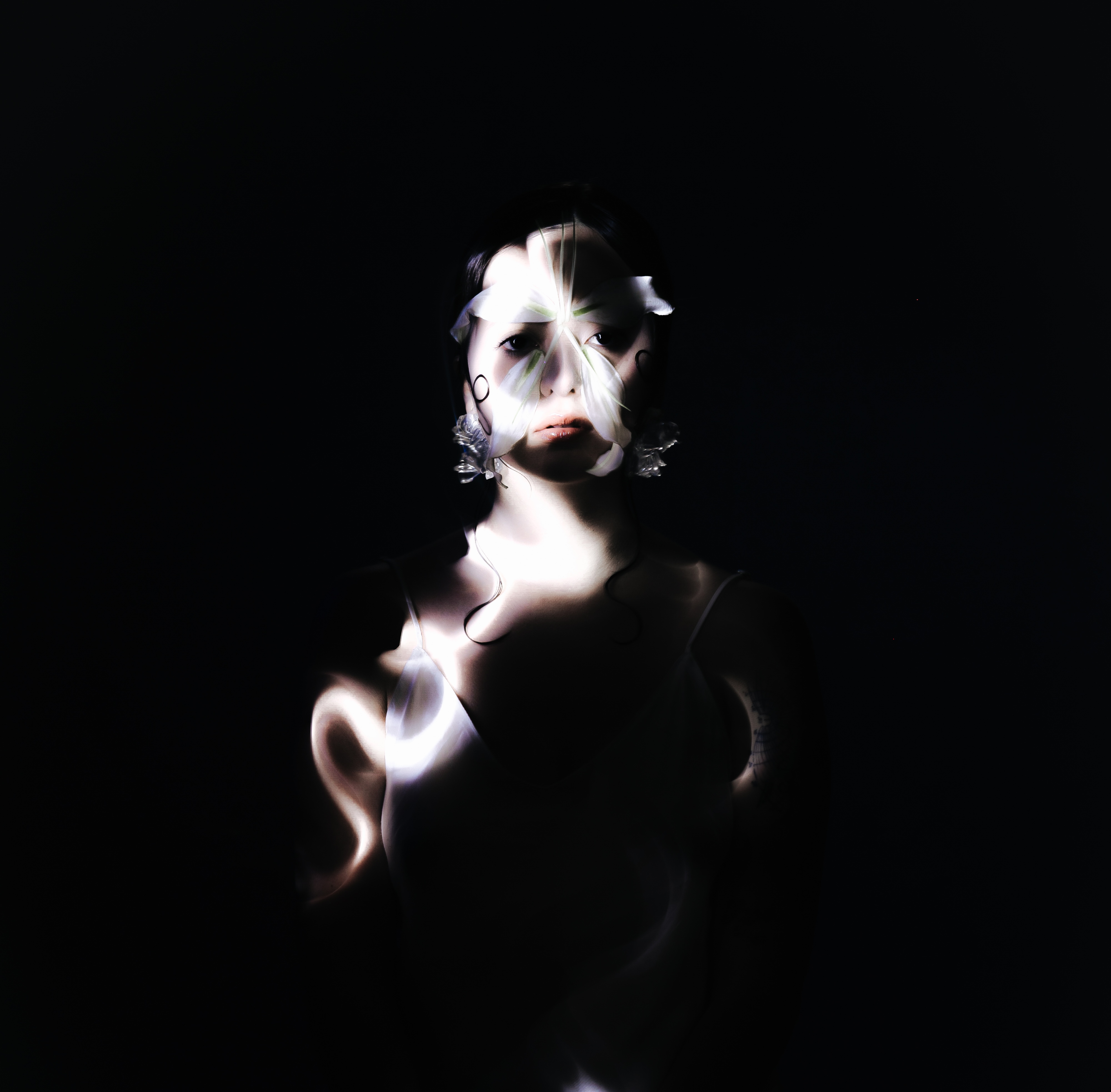 Modelo en la plaza de Cibeles