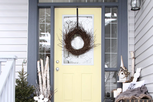A Small Winter Porch - Clera Windows + Doors
