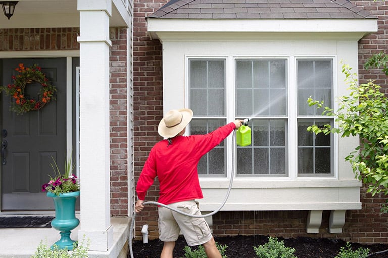Use A Hose For A Quick Clean - Clera Windows + Doors
