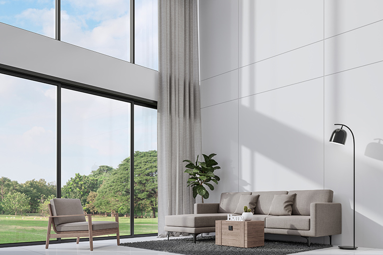 Choosing The Best Window Treatments For Living Room - Clera Windows + Doors