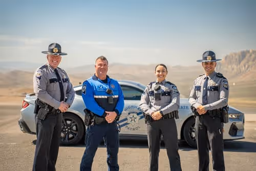 4 officers in uniform