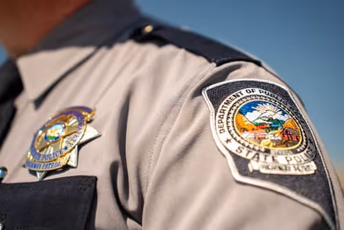 nevada state police badge 