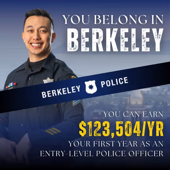 Berkeley Police Department Recruitment Ad 