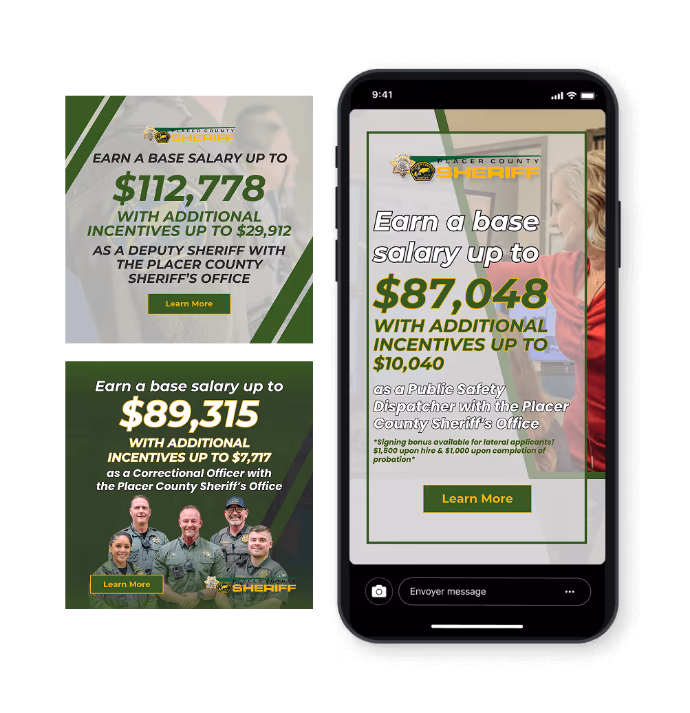 Placer county sheriff's office ad design