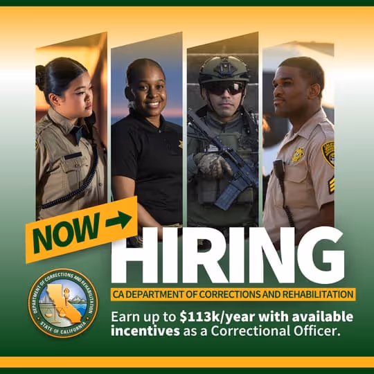 California Department of Corrections & Rehabilitation Ad 