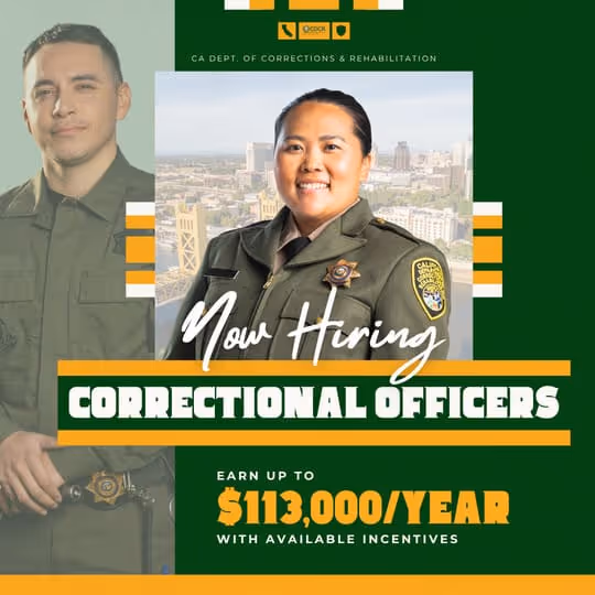 California Department of Corrections & Rehabilitation Ad 
