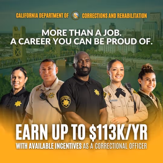 California Department of Corrections & Rehabilitation Ad 