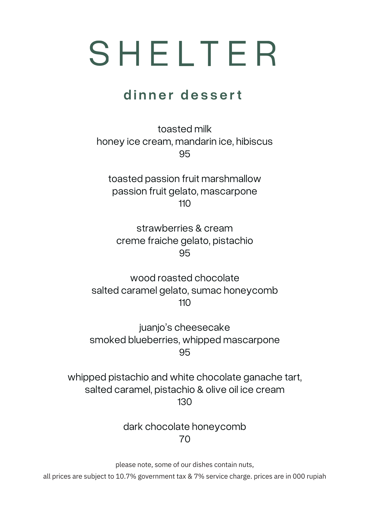 Shelter Cafe Seminyak, Shelter Bali