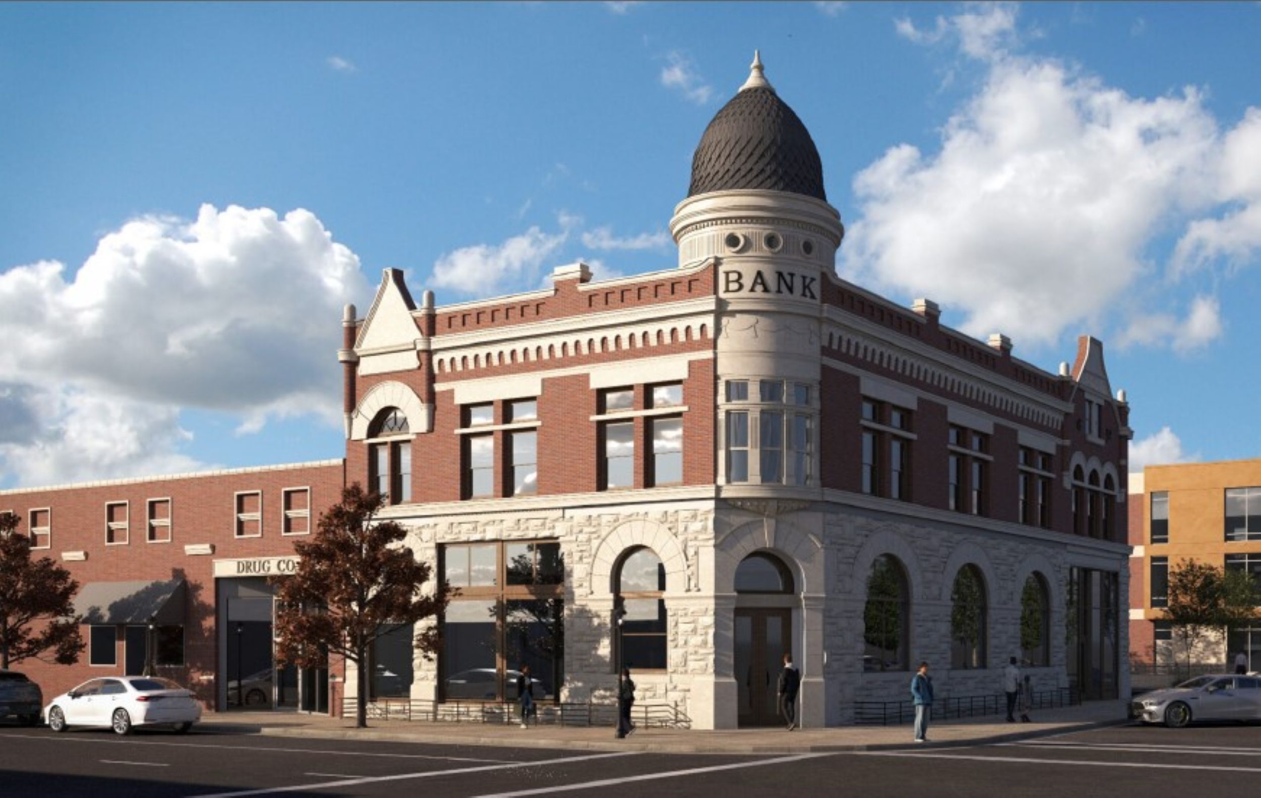 Springville Historic Central Bank Replacement Adaptive Reuse