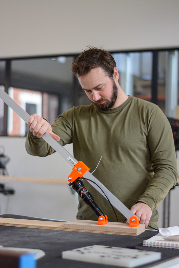 Mechanical prototypes to test the functioning of an air shock for the O2 Chair by Goodtone, designed by Circ Industrial Design.