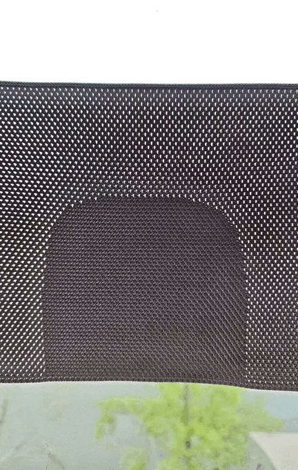 Wide range of different 3D knitted meshes