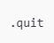 code to quite SQLite