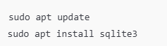 Use APT to install SQLite onto Linux