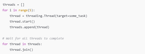 Use join() to wait for threads to complete before exiting the program.