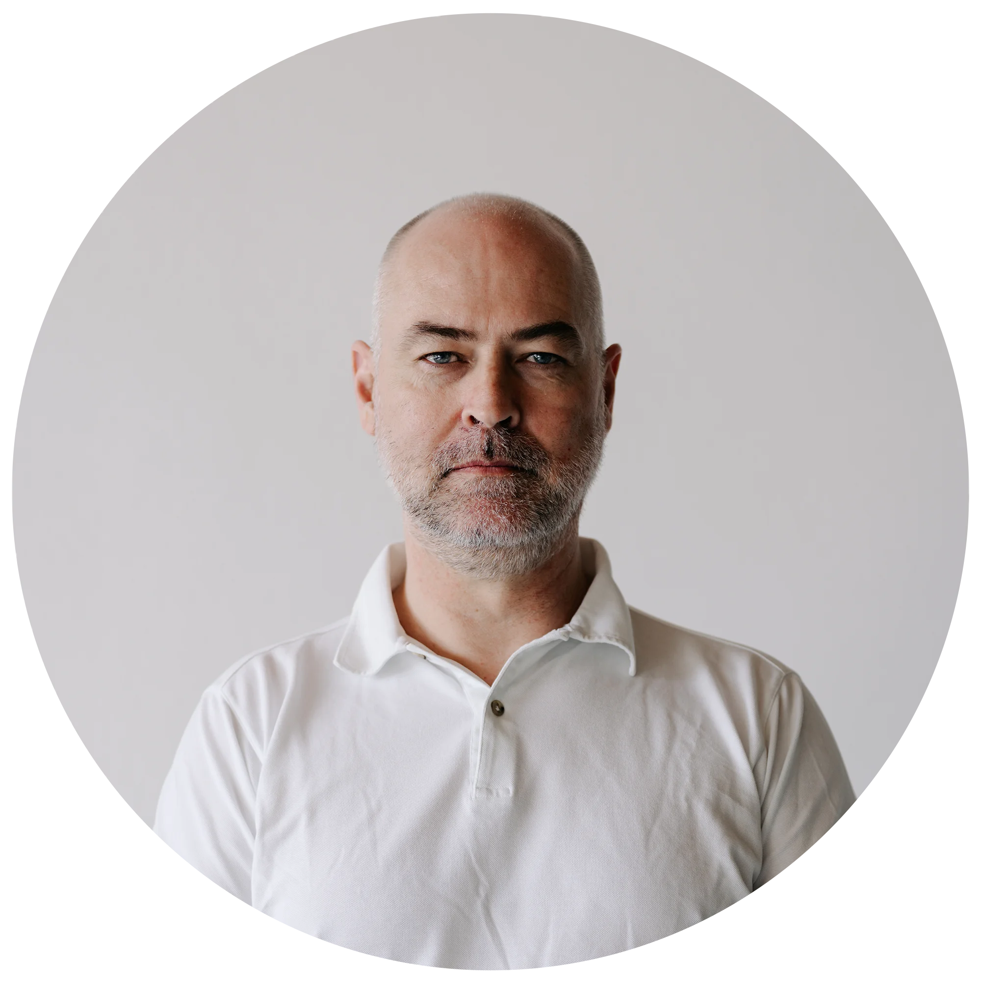 A round portrait of Ilari Henrik Aegerter.