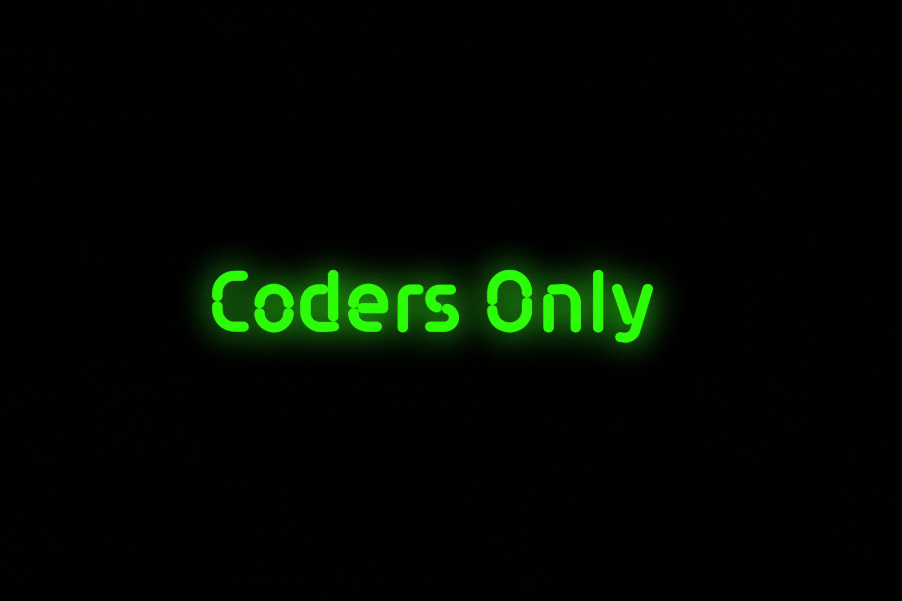 Coders only logotype