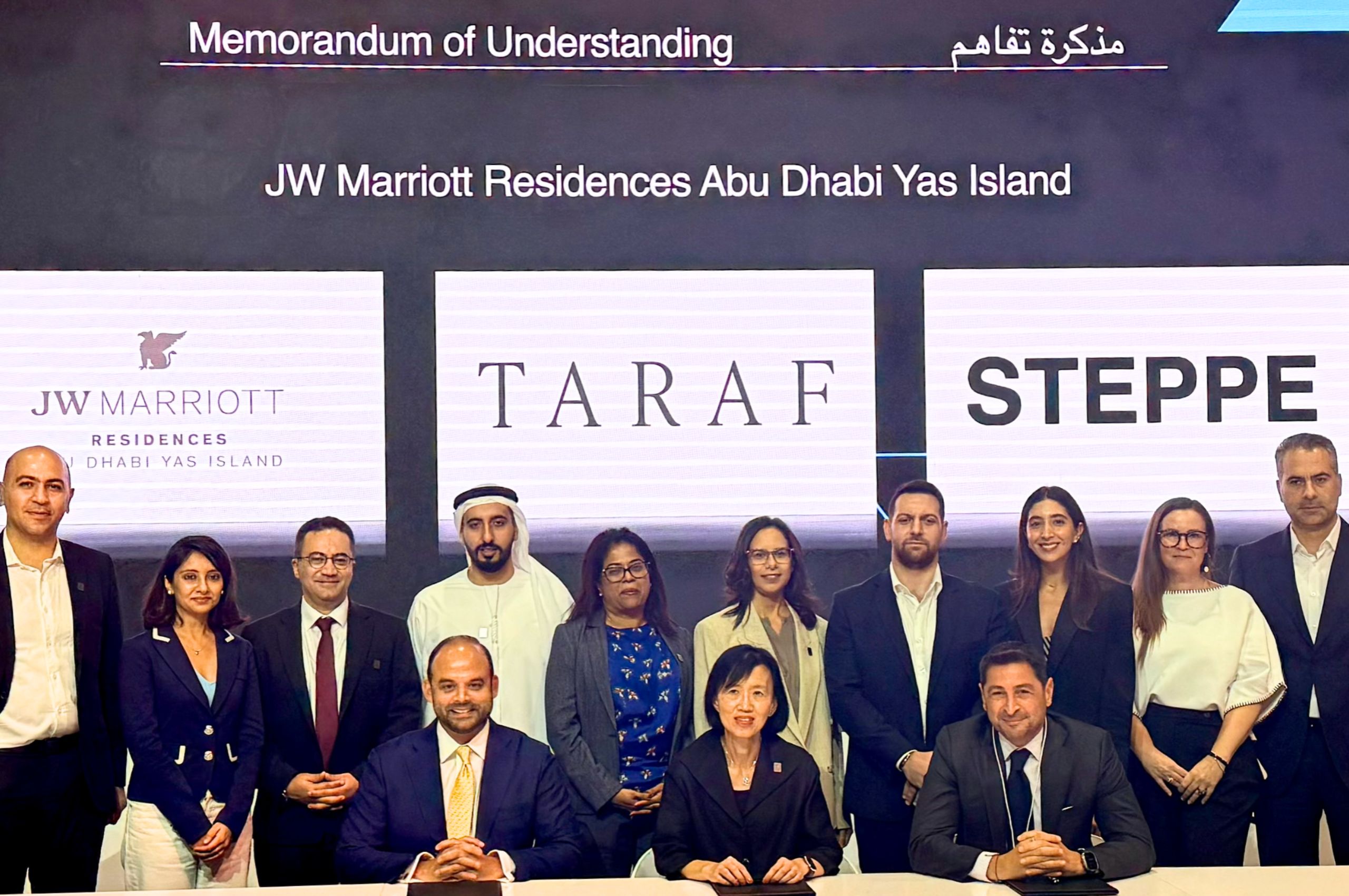 TARAF and Marriott International Sign Agreement to Launch JW Marriott Residences Abu Dhabi, Yas Island