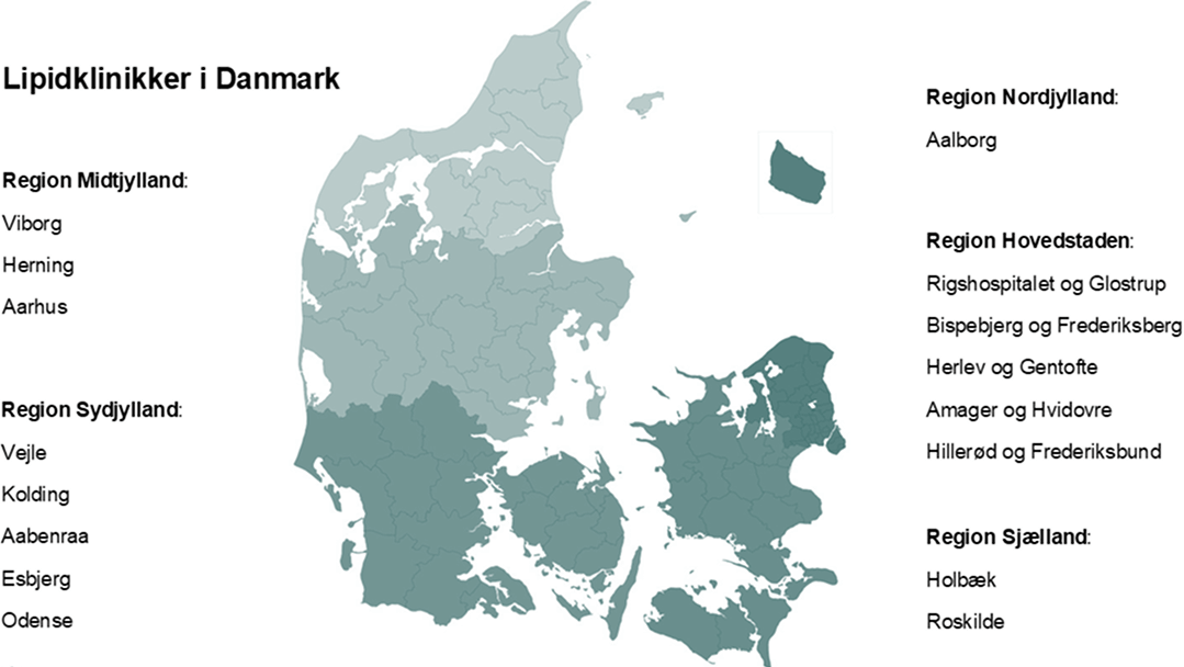 Lipidklinikker i Danmark