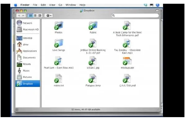Snapshot of Dropbox's MVP video - Adriel