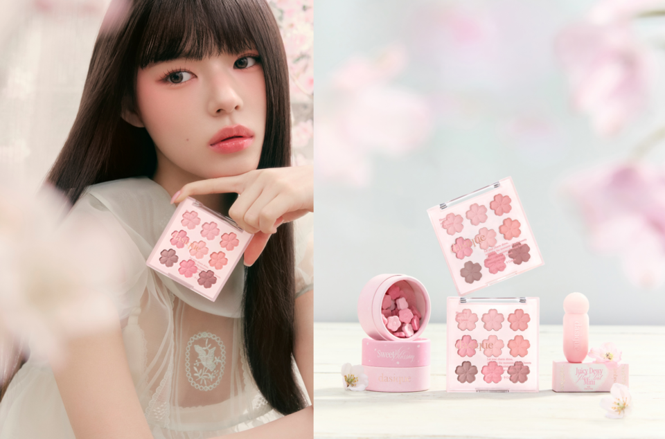 Dasique Sweet Blossom cherry blossom spring beauty marketing campaign