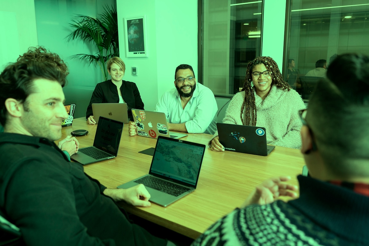 People discussing about work