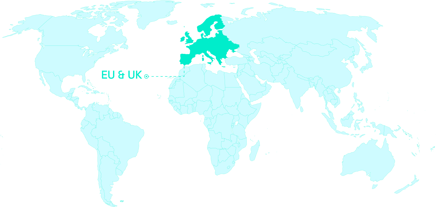 EU & UK map