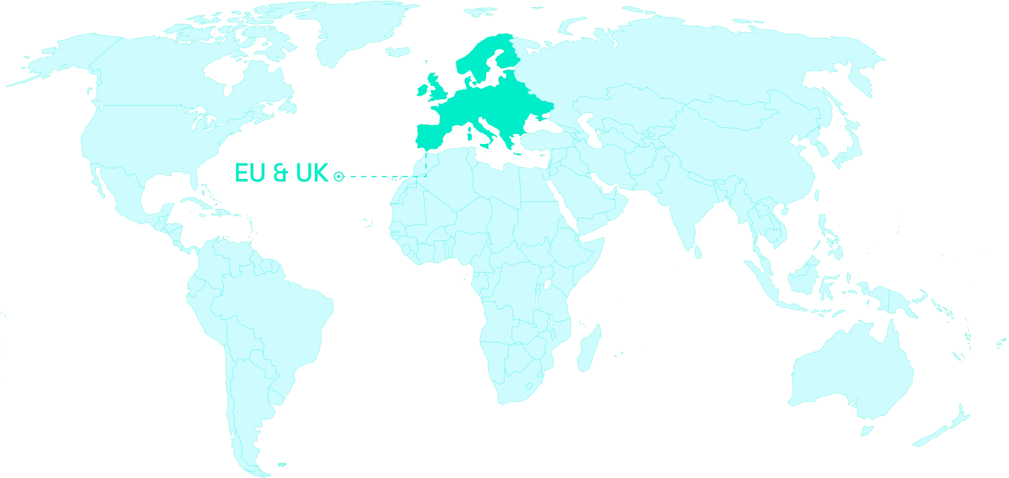 EU & UK map