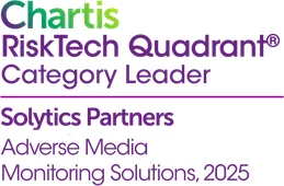 Chartis RiskTech Quadrant Category Leader – Adverse Media Monitoring 2025