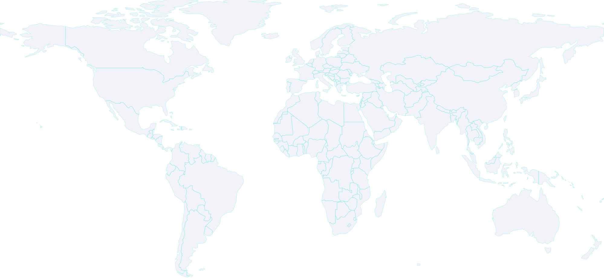 World map of AI and model-risk frameworks by region
