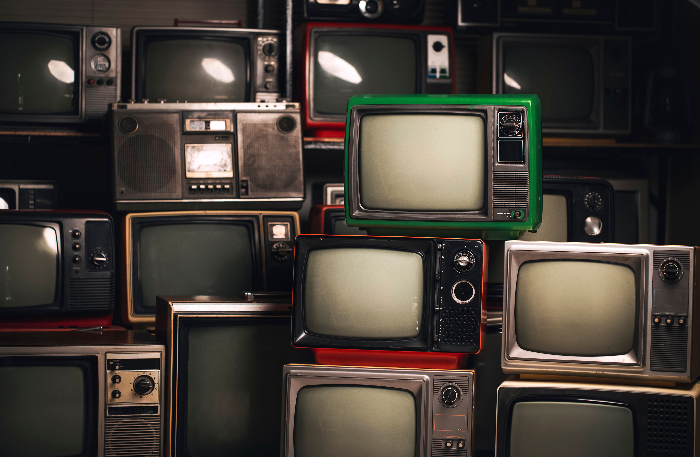 Diferentes televisões.