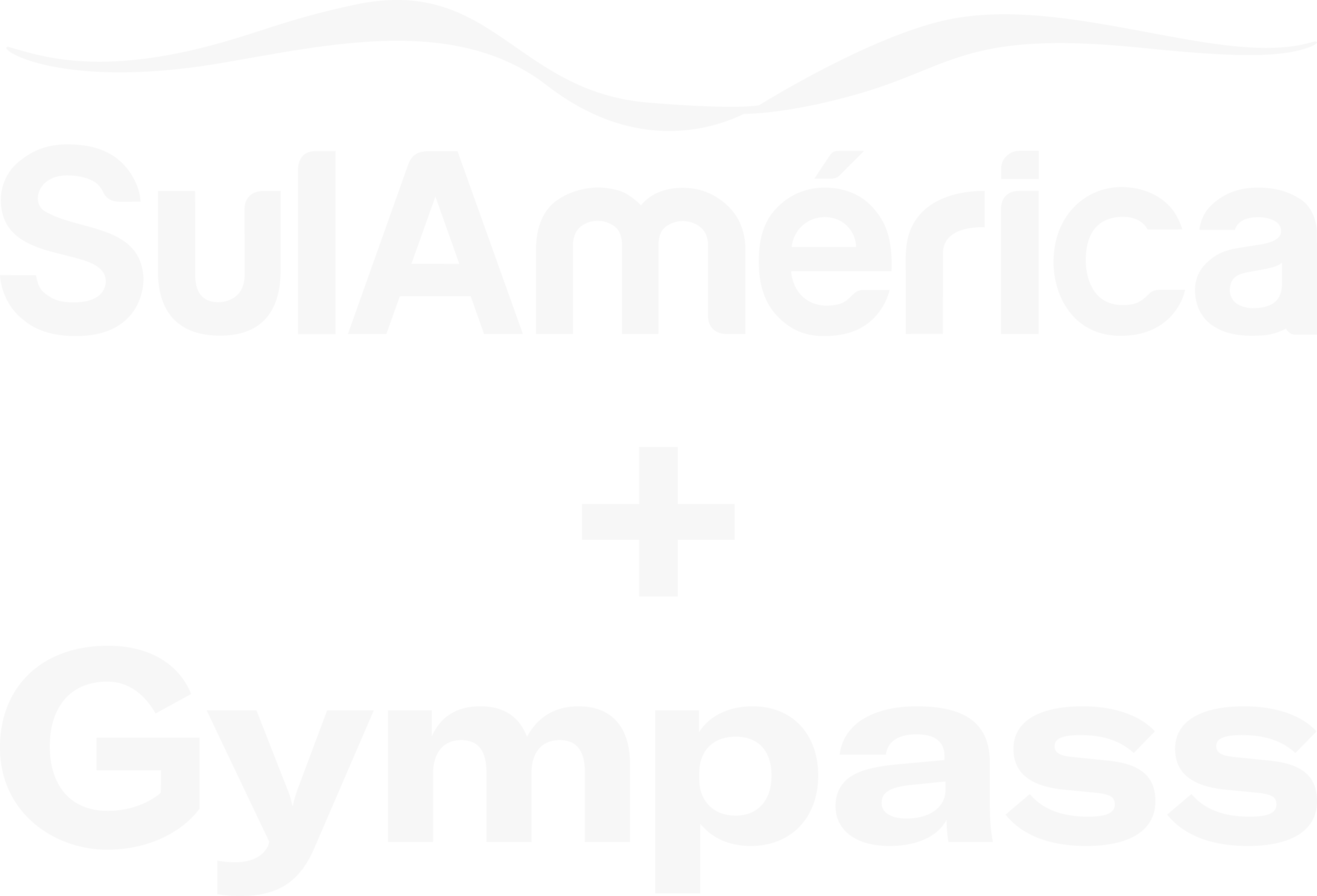 Logo da "SulAmérica + Gympass".