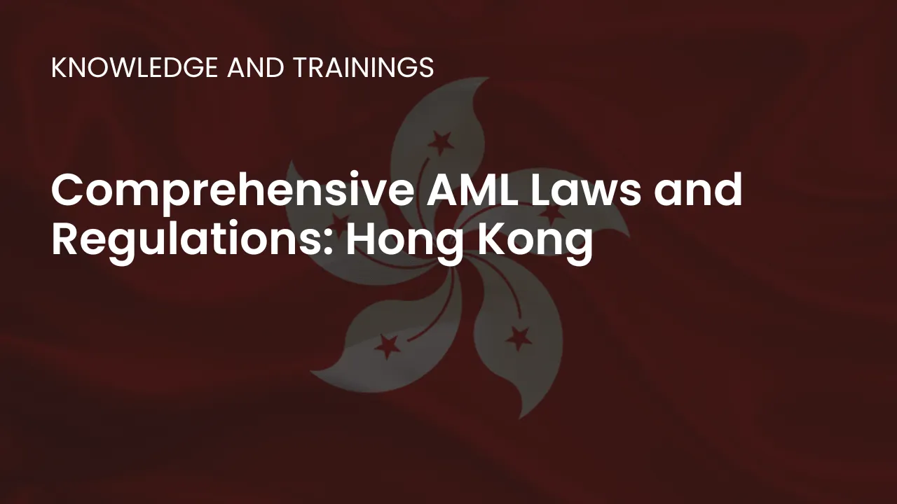 Learn about Hong Kong's AML framework, with a focus on laws and guidelines for various financial sectors.
