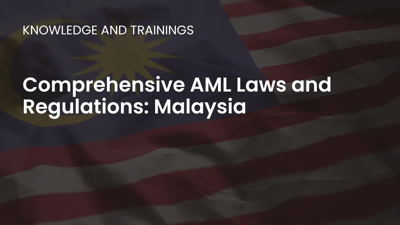 Explore Malaysia's AML laws, featuring AMLA, BNM guidelines, and sector-specific rules for banking and fintech.