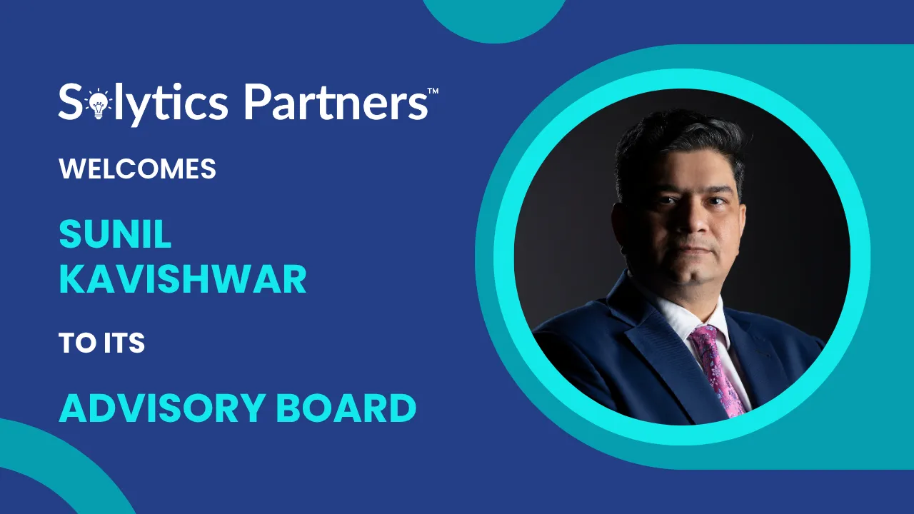 Sunil Kavishwar joins Solytics Partners' Advisory Board, enhancing AML solutions and advancing financial crime compliance expertise globally.