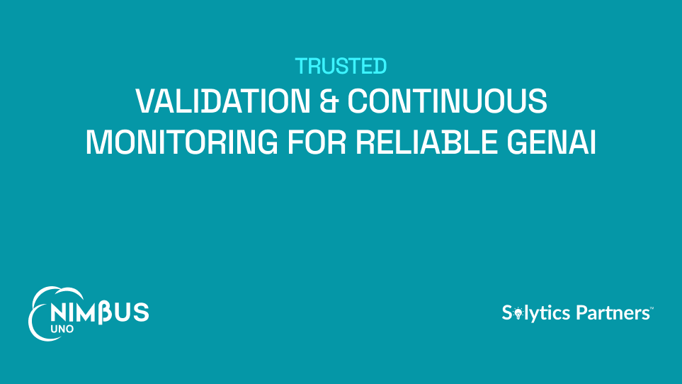 Discover why validating and monitoring GenAI models is key to reducing hallucination, bias, and drift, ensuring trust and reliability.
