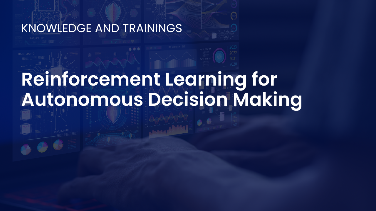 Illustration showing a reinforcement learning agent interacting with an environment, receiving rewards, and learning optimal decision strategies.