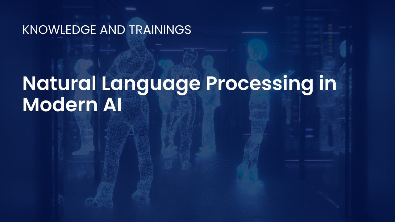 Illustration showing NLP systems analyzing text and speech to extract meaning, detect sentiment, and enable intelligent human–machine interactions.