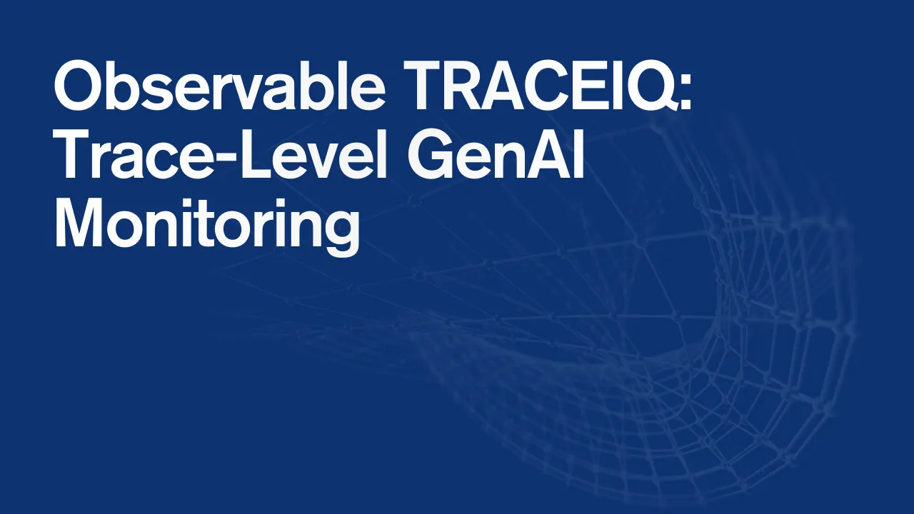 Explore how NIMBUS Uno by Solytics Partners uses TraceIQ for trace-level GenAI monitoring, enabling faster issue detection.