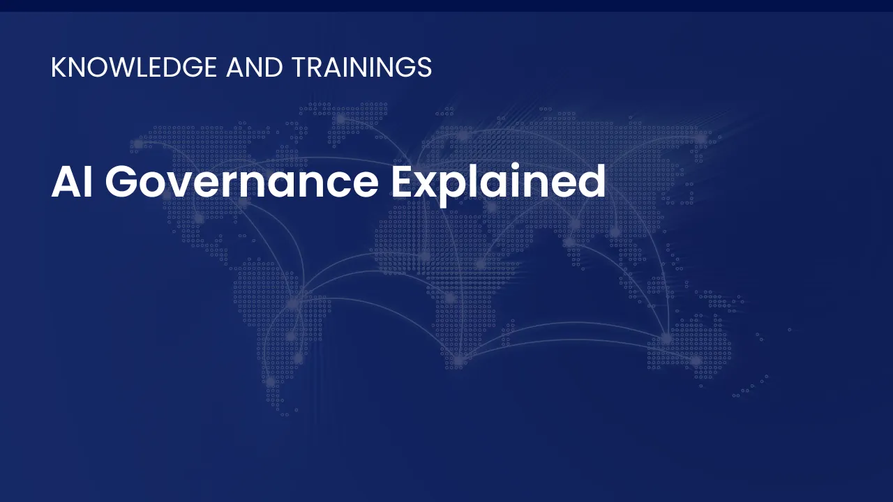 Visual representing AI governance frameworks with policies controls compliance and lifecycle oversight across enterprise AI systems