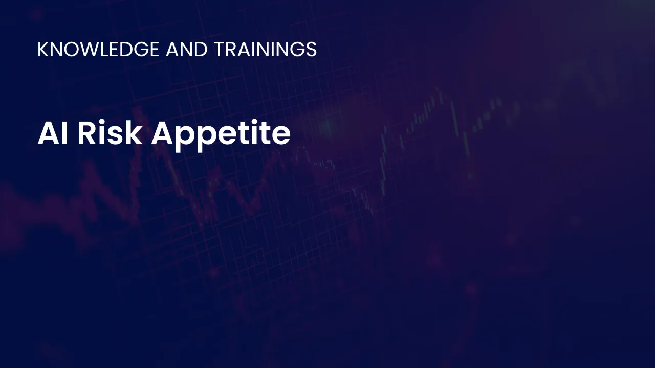 Visual representing AI risk appetite thresholds across ethical operational regulatory and data related AI risks